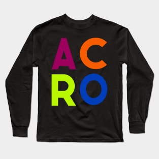 Colorful Acro Block Long Sleeve T-Shirt